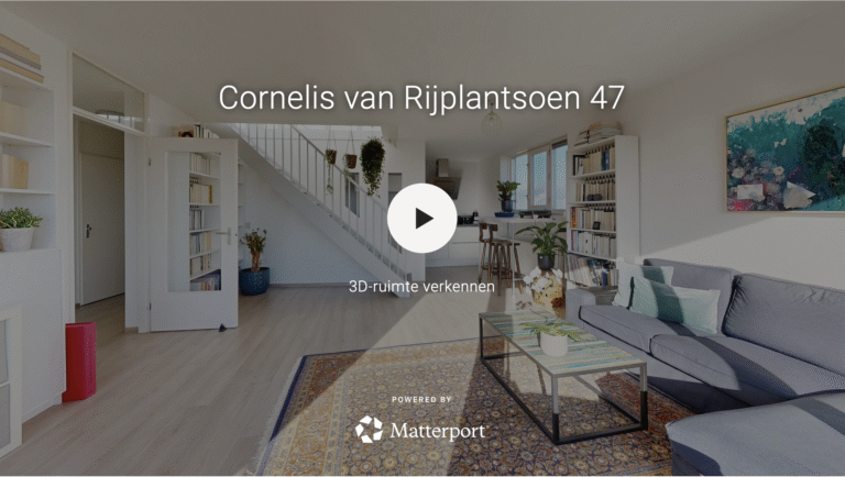 Virtuele 3D-rondleiding woningpresentatie Amsterdam