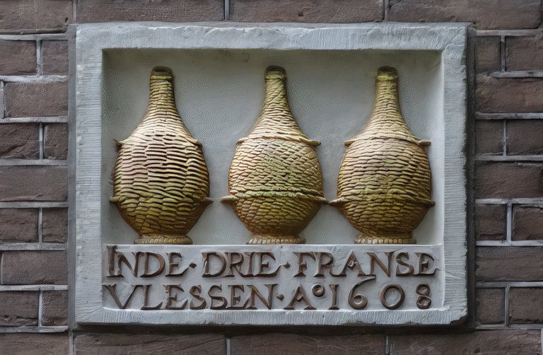 Oude gevelsteen in de Jordaan, Amsterdam